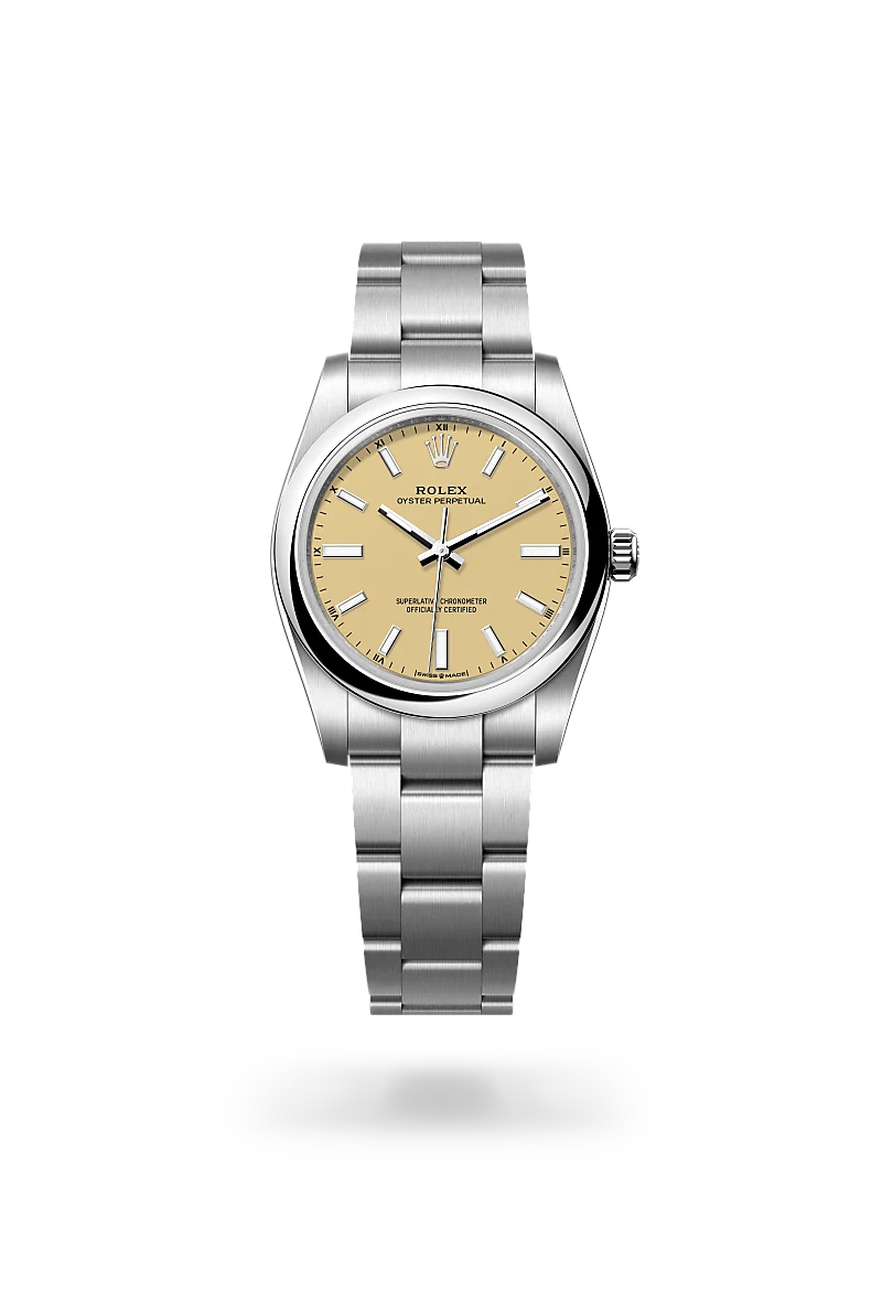 Rolex Oyster Perpetual 34腕錶蠔式鋼款，M124200-0007 - 馮良記表行
