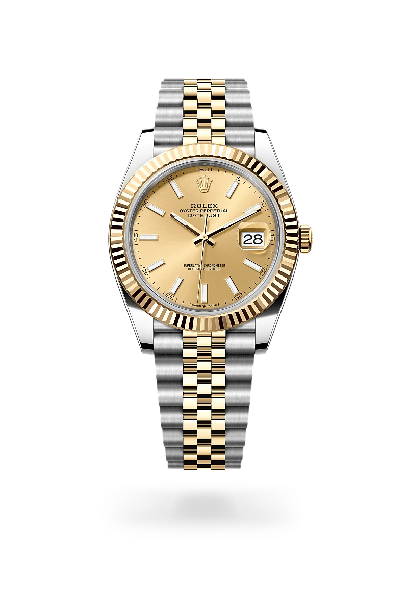 Rolex Datejust 41腕錶黃金鋼（蠔式鋼與黃金的組合）款，M126333-0010 - 馮良記表行