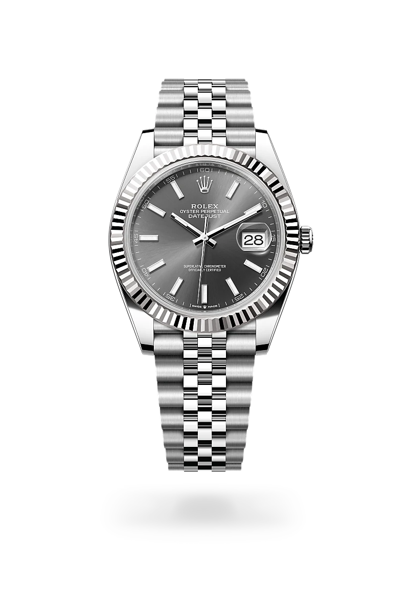 Rolex Datejust 41腕錶白色黃金鋼（蠔式鋼與白色黃金的組合）款，M126334-0014 - 馮良記表行
