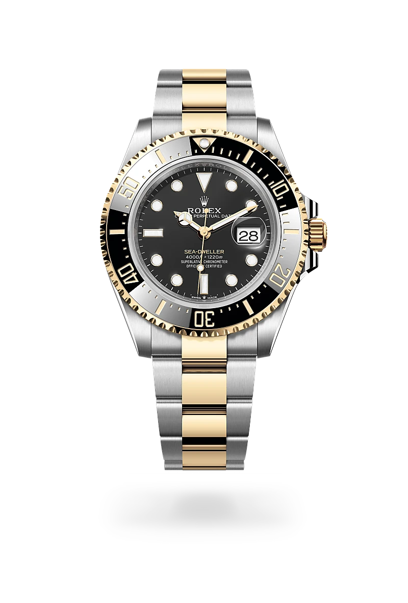 Rolex Sea-Dweller腕錶黃金鋼（蠔式鋼與黃金的組合）款，M126603-0001 - 馮良記表行