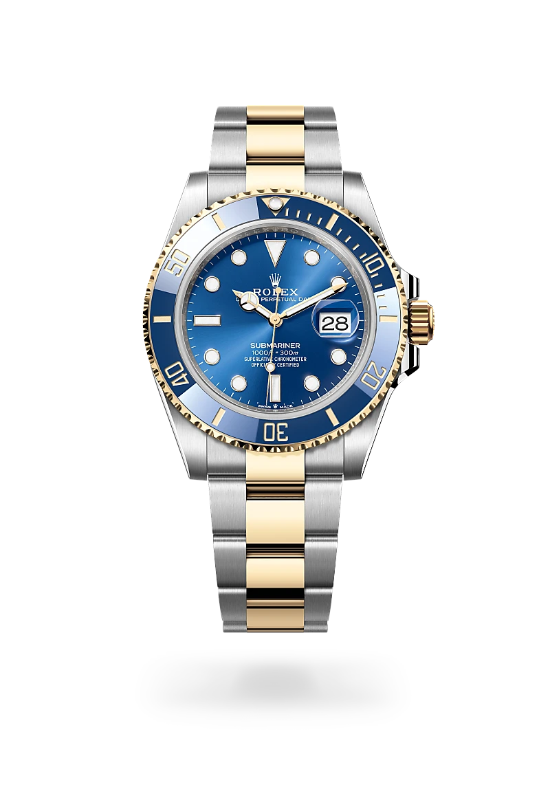 Rolex Submariner Date腕錶黃金鋼（蠔式鋼與黃金的組合）款，M126613LB-0002 - 馮良記表行