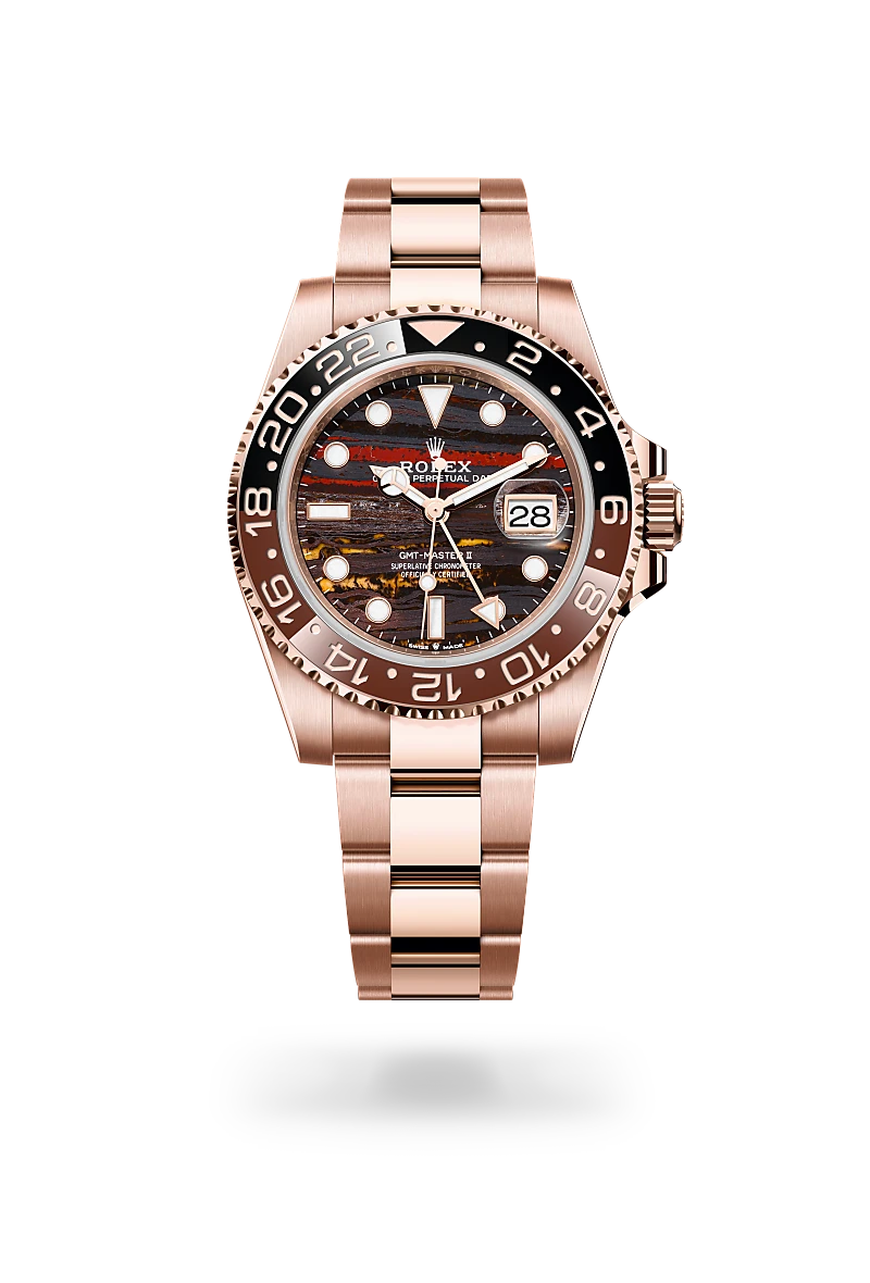 Rolex GMT-Master II腕錶18K永恒玫瑰金款，M126715CHNR-0002 - 馮良記表行