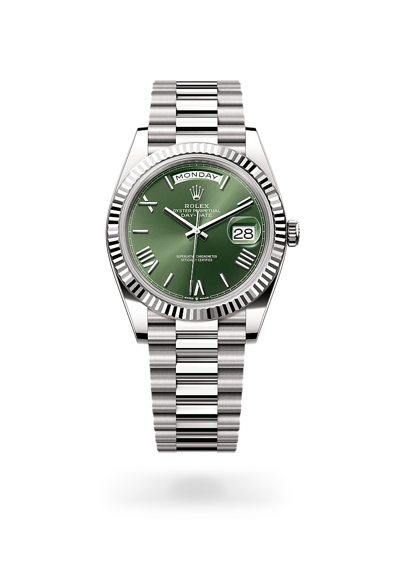 Rolex Day-Date 40腕錶18K白色黃金款，M228239-0033 - 馮良記表行