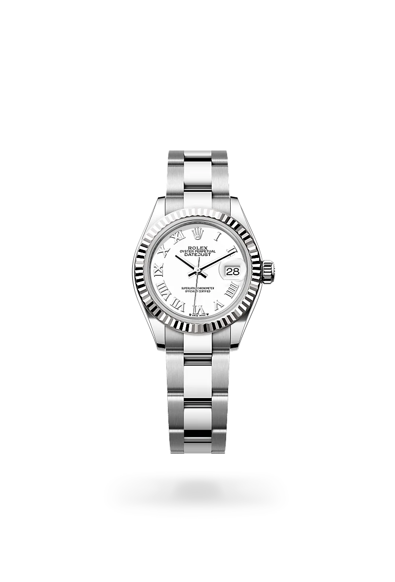 Rolex Lady-Datejust腕錶白色黃金鋼（蠔式鋼與白色黃金的組合）款，M279174-0020 - 馮良記表行
