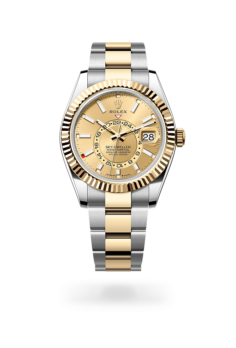 Rolex Sky-Dweller腕錶黃金鋼（蠔式鋼與黃金的組合）款，M336933-0001 - 馮良記表行