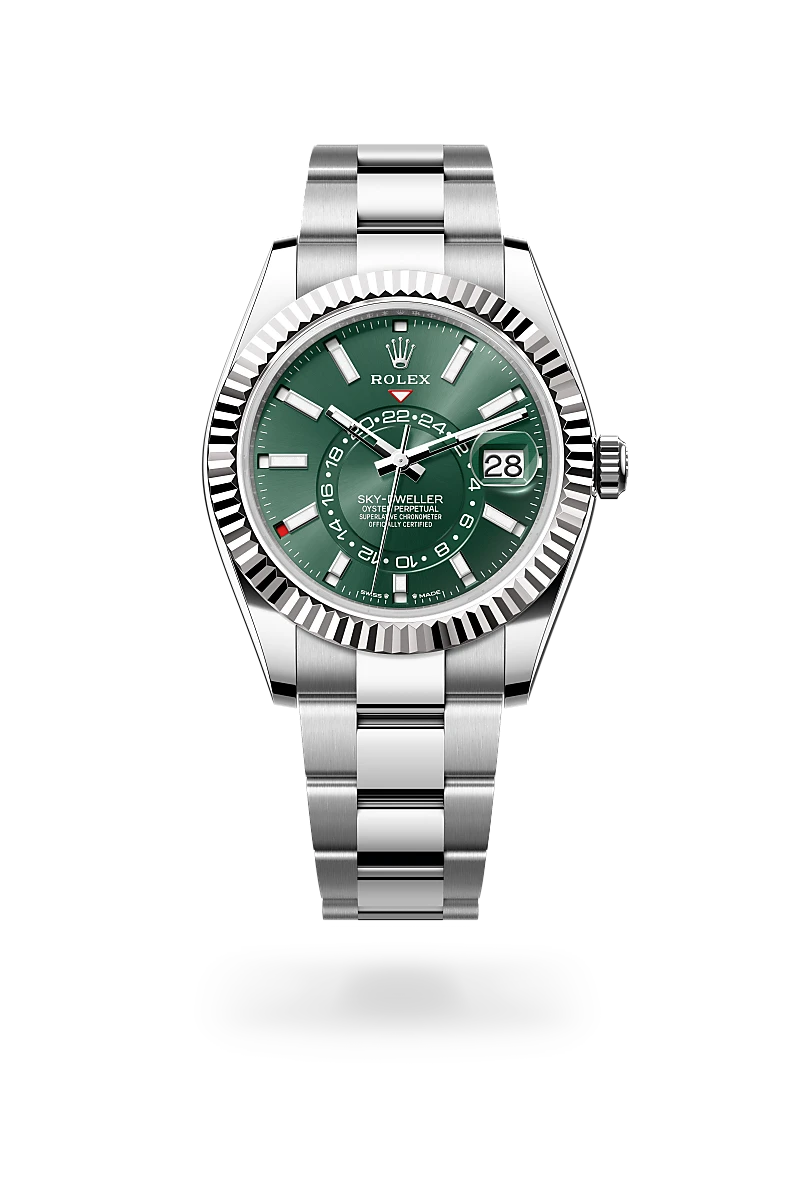 Rolex Sky-Dweller腕錶白色黃金鋼（蠔式鋼與白色黃金的組合）款，M336934-0001 - 馮良記表行